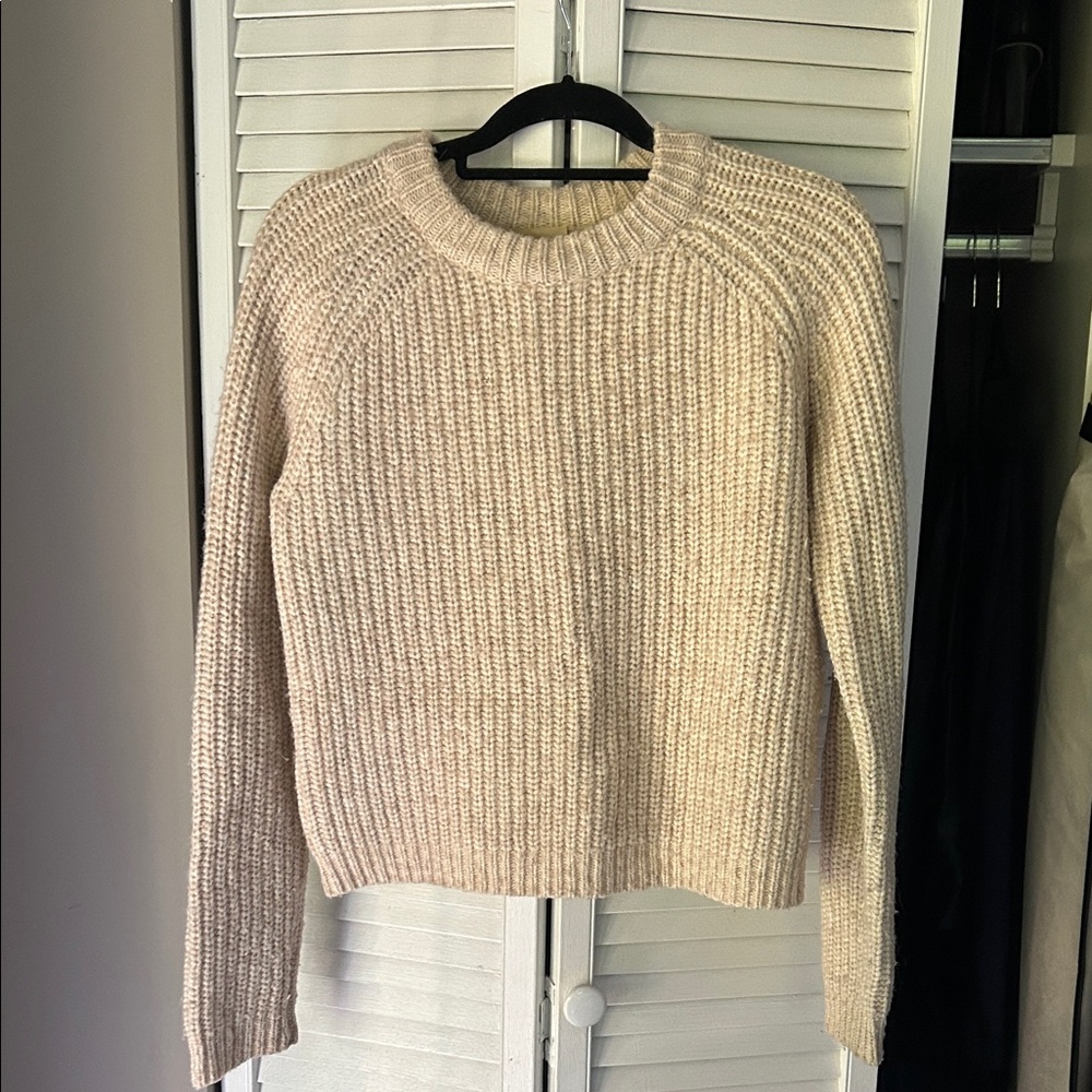 Wilfred Free Vintage crew neck sweater | Oatmeal/cream